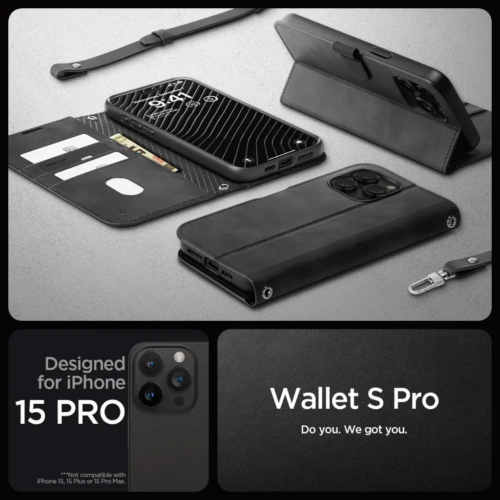 iPhone 15 Pro Case Wallet S Pro - Spigen Singapore