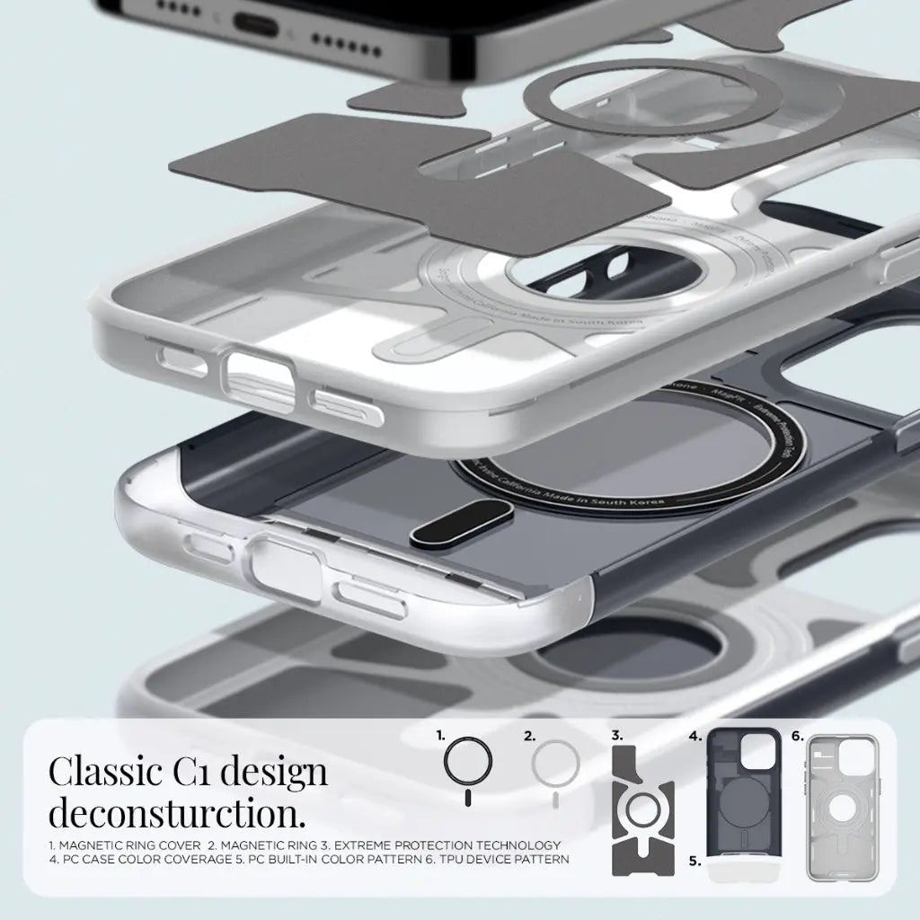 iPhone 15 Pro Case Classic C1 MagFit - Spigen Singapore